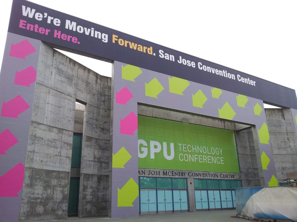 The banners are up and the tutorials have begun. Delegates have started streaming in for GTC 2013 in San Jose.