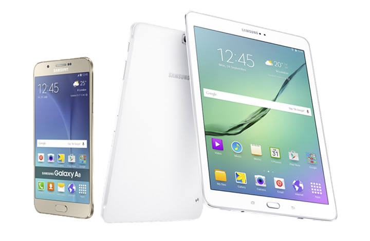 Samsung Galaxy Tab S2 and A8 4G